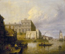 'Greenwich Hospital from the River', 1835. Artist: John Paul