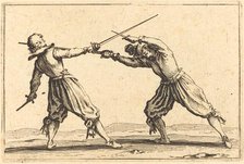Duel with Swords and Daggers, c. 1622. Creator: Jacques Callot.