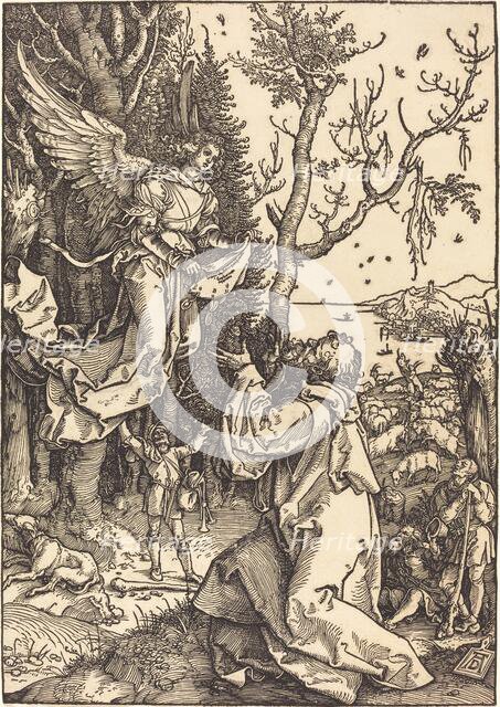 Joachim and the Angel, c. 1504. Creator: Albrecht Durer.
