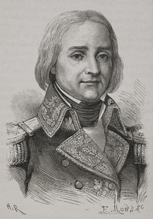 François-Paul Brueys d'Aigalliers, (1753-1798), French admiral who led the fleet into...Egypt,1879. Creator: Unknown.