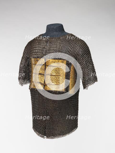 Shirt of Mail and Plate of Emperor Shah Jahan..., Indian, dated A.H. 1042/A.D. 1632-33. Creator: Unknown.