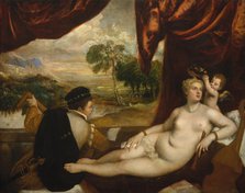 Venus and the Lute Player, ca. 1565-70. Creator: Titian.
