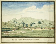 View of the farm of Jan Bruins at Noordhoek, c.1777-1786. Creators: Robert Jacob Gordon, Johannes Schumacher.
