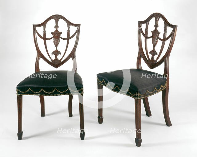 Pair of Side Chairs, 1794/99. Creator: Samuel McIntire.