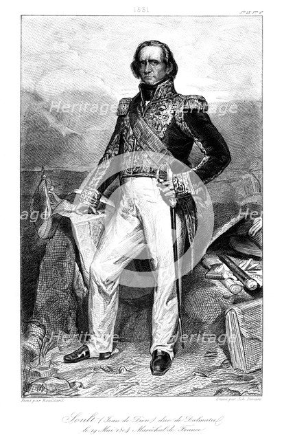 Nicolas Jean de Dieu Soult (1769-1851), duc de Dalmatie, 1839.Artist: De Mare