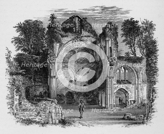 'South Transept', Netley Abbey, c1880, (1897). Artist: Alexander Francis Lydon.