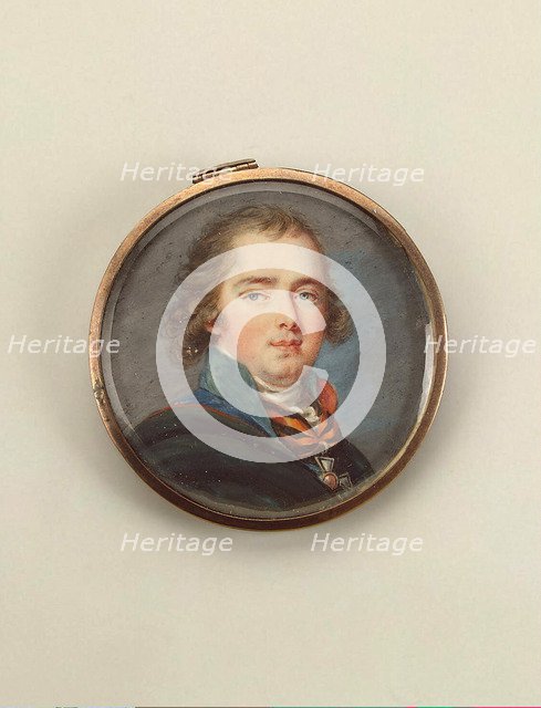 Portrait of Count Valerian Aleksandrovich Zubov (1771-1804), 1794. Artist: Ritt, Augustin Christian (1765-1799)