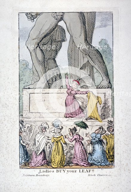 'Ladies buy your leaf!', c1822.                  Artist: Anon