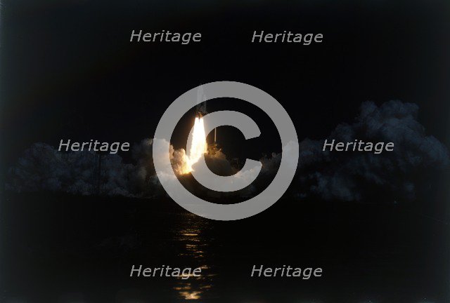 Space Shuttle 'Columbia' lifts off, Kennedy Space Center, Merritt Island, Florida, USA. Creator: NASA.