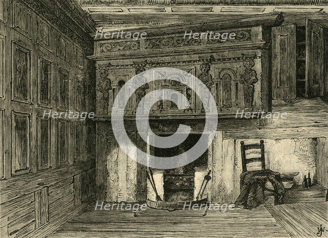 'Room of a House in Fulwood's Rents (After Archer.)', (c1872). Creator: Unknown.