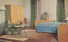 'A bedroom designed by Miss P. E. Humphries', 1936. Artist: Unknown.
