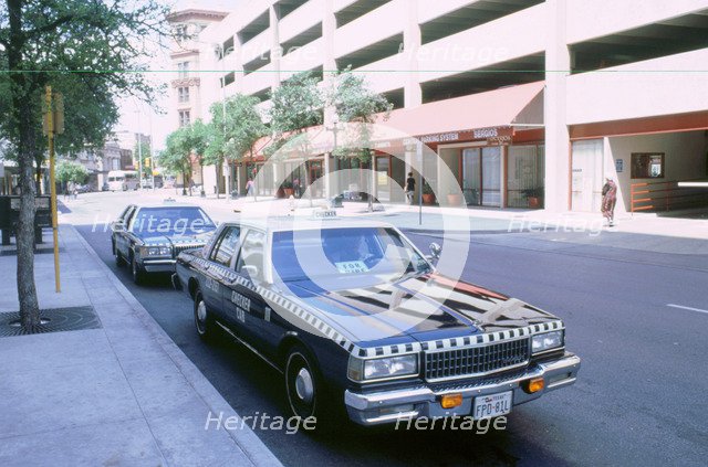 1994 Checker Taxi cab. Artist: Unknown.