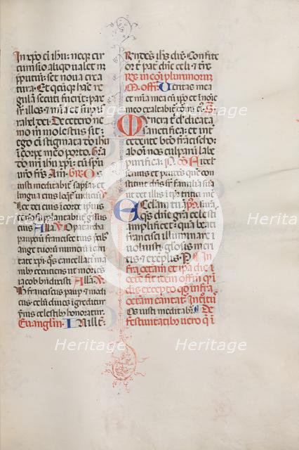 Missale: Fol. 319: St. Francis & Full Mass of St. Francis, 1469. Creator: Bartolommeo Caporali (Italian, c. 1420-1503).