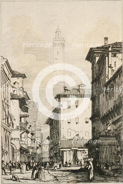 Bologna, between 1826 and 1827. Creator: Richard Parkes Bonington.