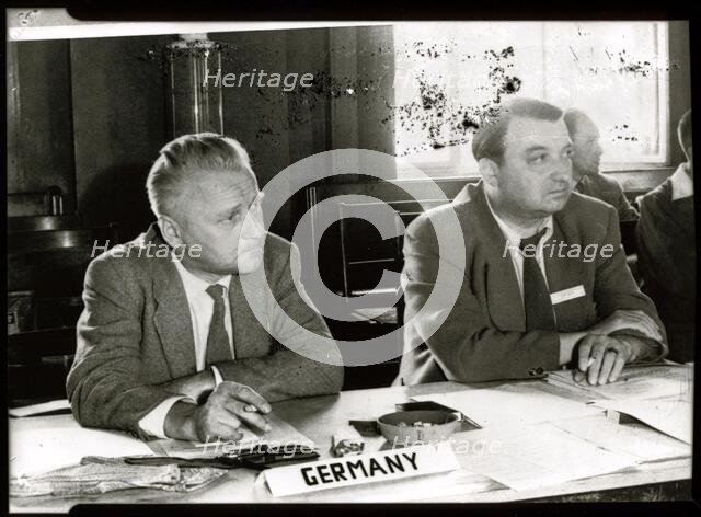 Eugen Sänger, Austrian aerospace engineer, c1950s. Creator: Unknown.