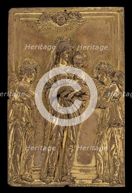 The Virgin and Child with Two Angels, second quarter 15th century. Creator: Unknown.