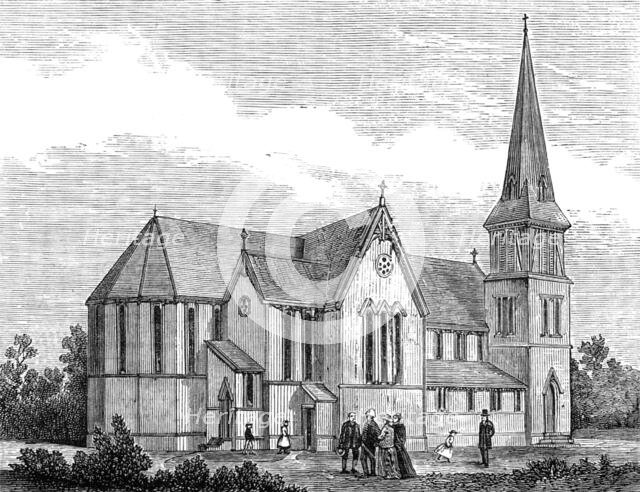 Church of the Holy Sepulchre, Auckland, New Zealand, 1881. Creator: Unknown.