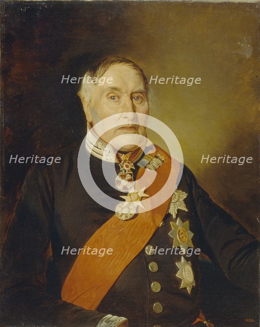 Portrait of Baronet Sir James Wylie (1768-1854). Artist: Zichy, Mihály (1827-1906)