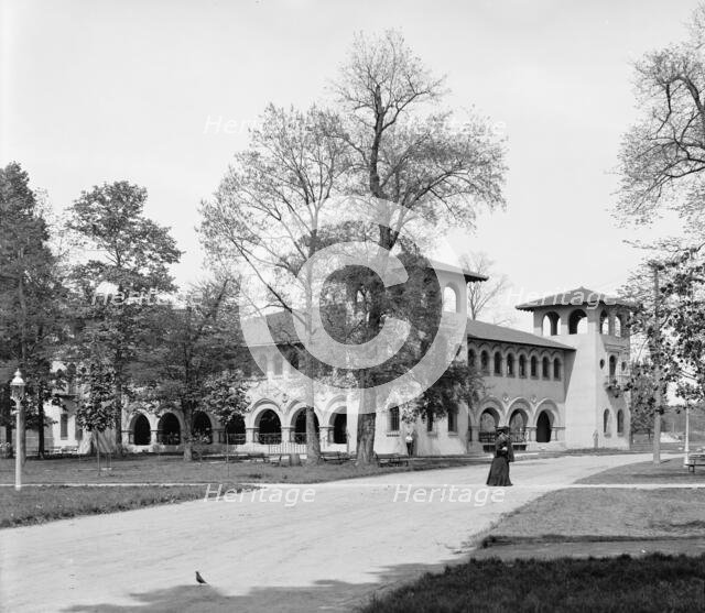 Shelter house, Riverside Park, Indianapolis, Ind., c1907. Creator: Unknown.