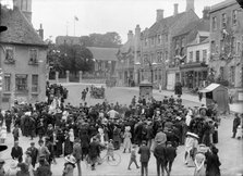 Coronation celebrations at Market Place, Faringdon, Oxfordshire, c1860-c1922. Artist: Henry Taunt