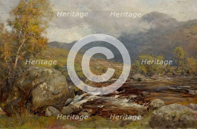 A Highland Burn, 1875-1899. Creator: Sir Ernest Albert Waterlow.