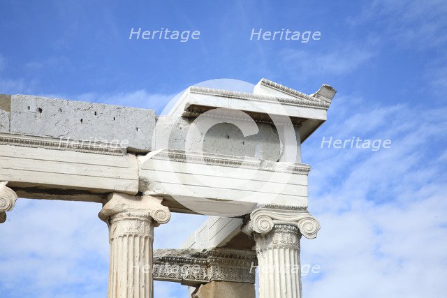 The Sanctuary of Athena, the Erechtheion, The Acropolis, Athens, Greece Artist: Samuel Magal