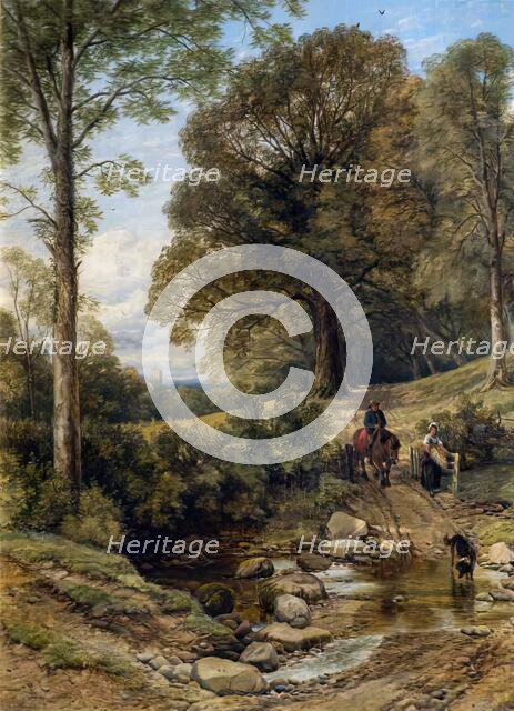 The Road through the Wood, 1830-1849. Creator: Thomas Creswick.