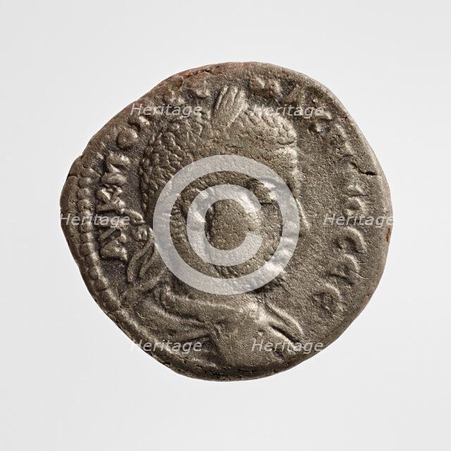 Roman-Syrian Billon Tetradrachm, 1st-3rd century A.D. Creator: Unknown.