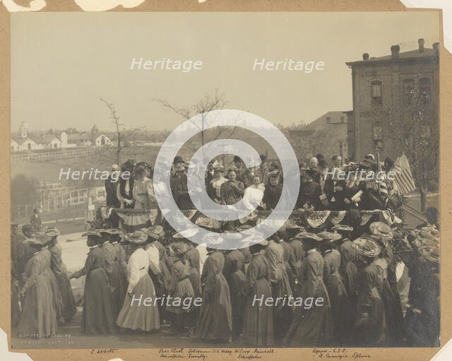 Photograph of the 25th anniversary of the founding of Tuskegee Institute, 1906. Creator: Frances Benjamin Johnston.