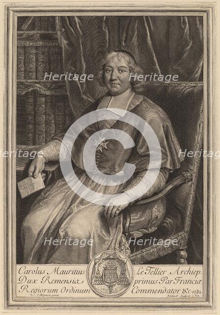 Charles-Maurice Le Tellier. Creator: Gerard Edelinck.