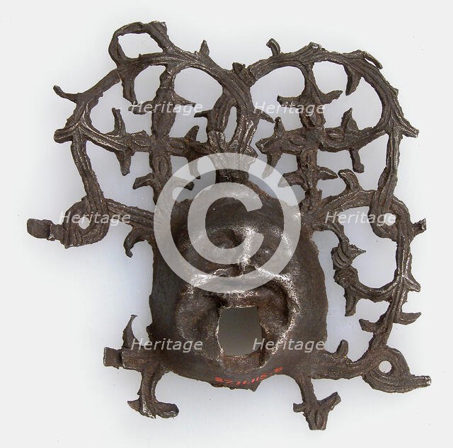 Escutcheon Plate, German, 15th century. Creator: Unknown.