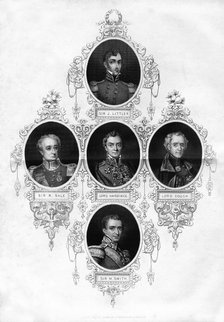 British military figures and field marshals, 1837. Artist: Unknown