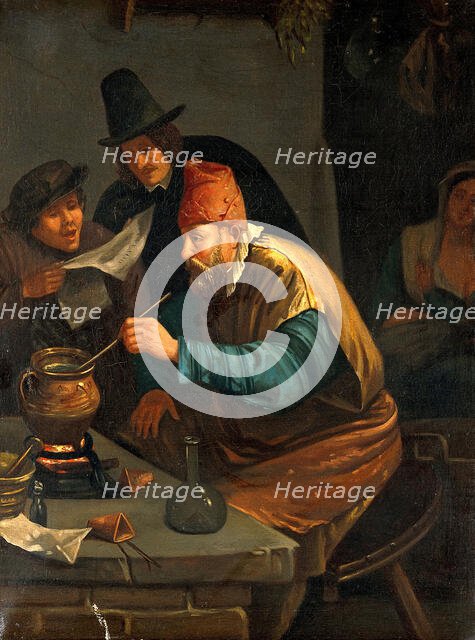 An alchemist, c1670s. Creator: Unknown.