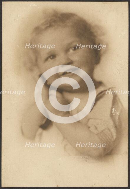 Portrait of a Smiling Child, 1907-1943. Creator: Louis Fleckenstein.