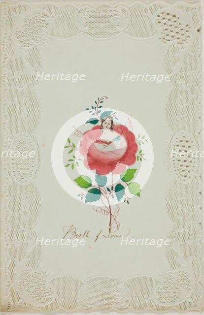 Birth of Love (Valentine), c. 1850. Creator: Unknown.
