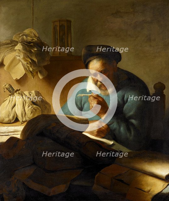 The Quill-cutter, 1627. Artist: Lievens, Jan (1607-1674)