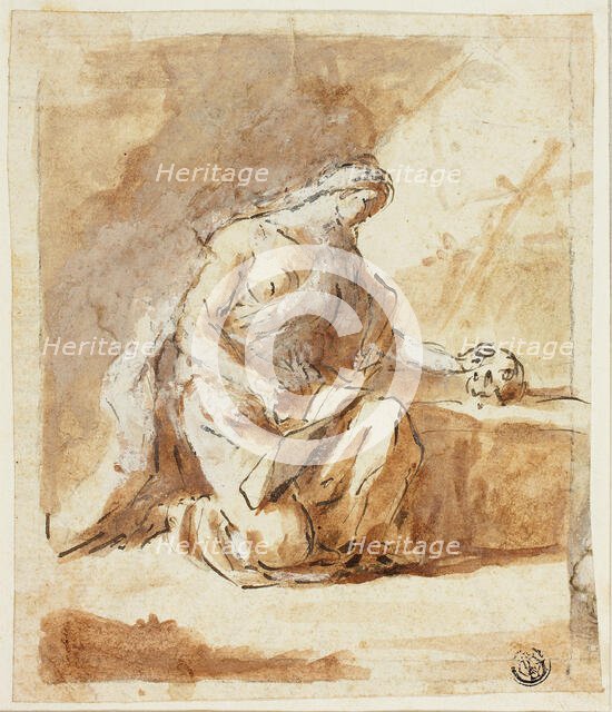 Penitent Magdalene, n.d. Creator: Domenico Mondo.