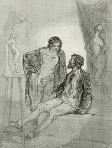 L'Art, 1856. Creator: Félicien Rops.