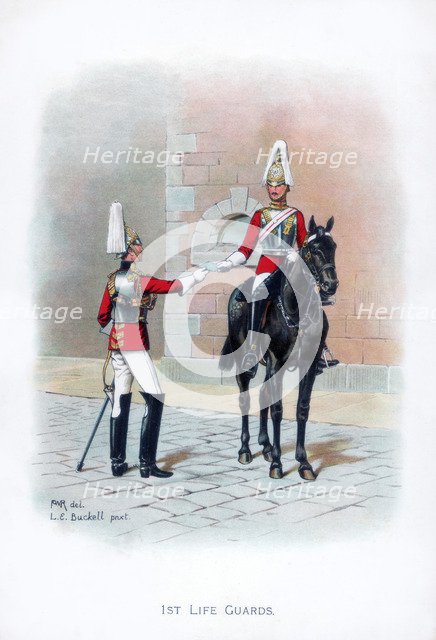 '1st Life Guards', 1915.Artist: LE Buckell