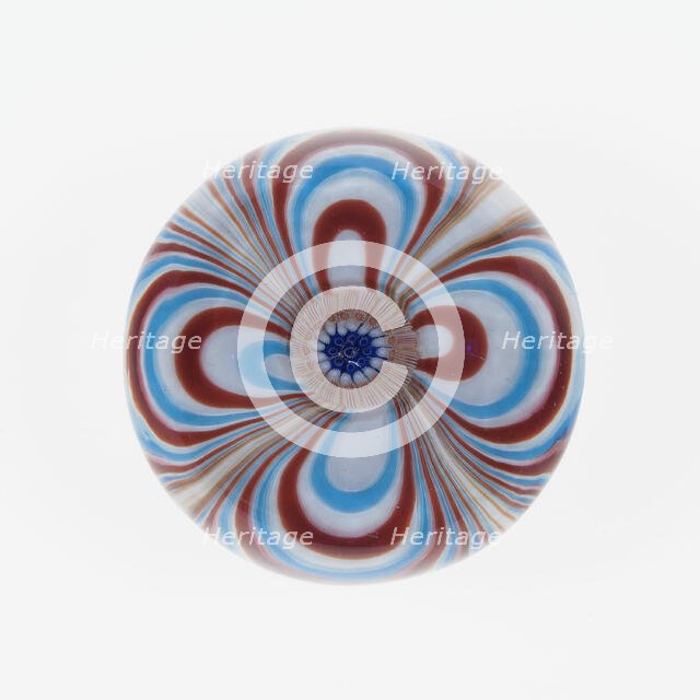 Paperweight, Saint-Louis, 19th century. Creator: Saint-Louis Glassworks.