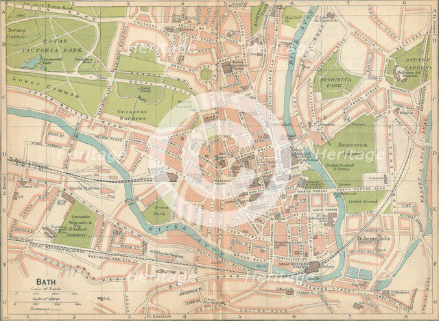 'Bath' c20th Century. Artist: John Bartholomew.