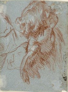 Study for Detail: Head of a Cherub, 1750/59. Creator: Giovanni Battista Tiepolo.