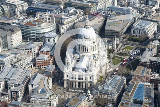 St Paul's Cathedral, London, 2015. Artist: Damian Grady.