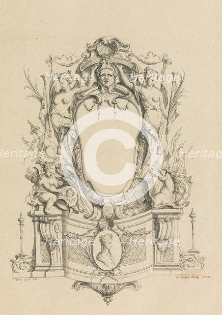 Cartouches Nouvellement Inventez par J.B. Toro, 1716., 1716. Creator: Jean Bernard Toro.