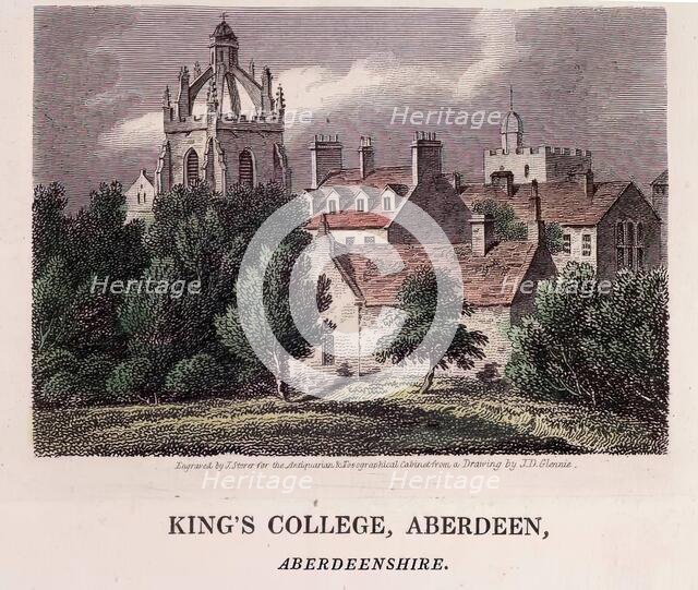 King's College, Aberdeen, c1810. Creator: James Sargant Storer.