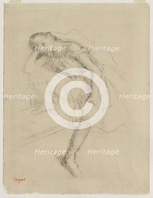 Dancer at Rest, c. 1895. Creator: Edgar Degas (French, 1834-1917).