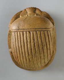 Heart Scarab (image 1 of 2), New Kingdom-Late Period (1569-525 BCE) or modern. Creator: Unknown.