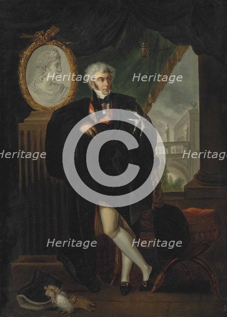 Portrait of Dmitry Lvovich Naryshkin (1758-1838), Early 19th cen..
