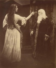 Vivien and Merlin, 1874. Creator: Julia Margaret Cameron.