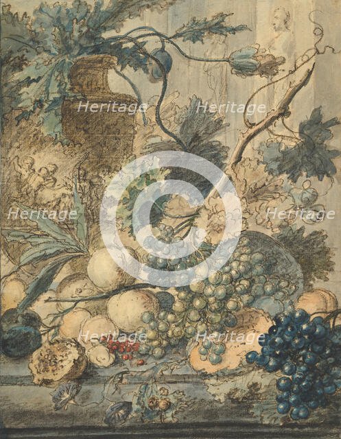 Still Life with Fruit, n.d.. Creator: Jan van Huysum.